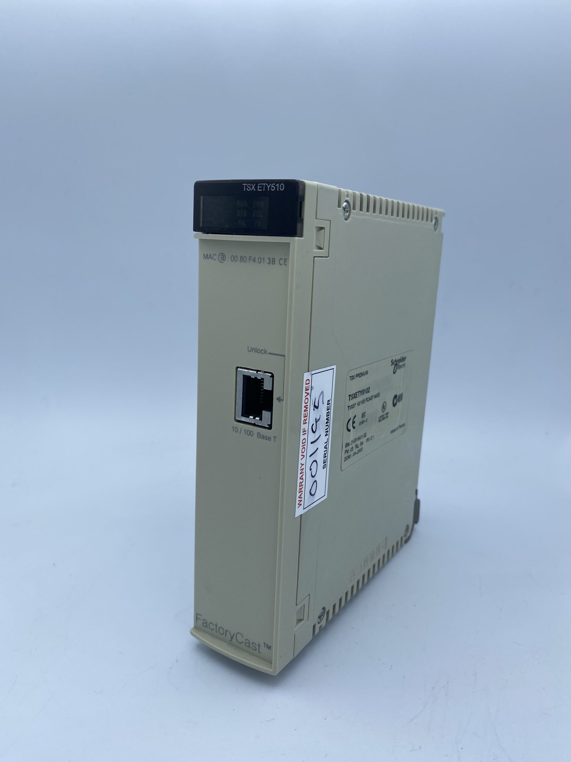 Module Schneider TSXETHACC2 - Occasion Fonctionnel - Pour Automates - Fabriqué En France