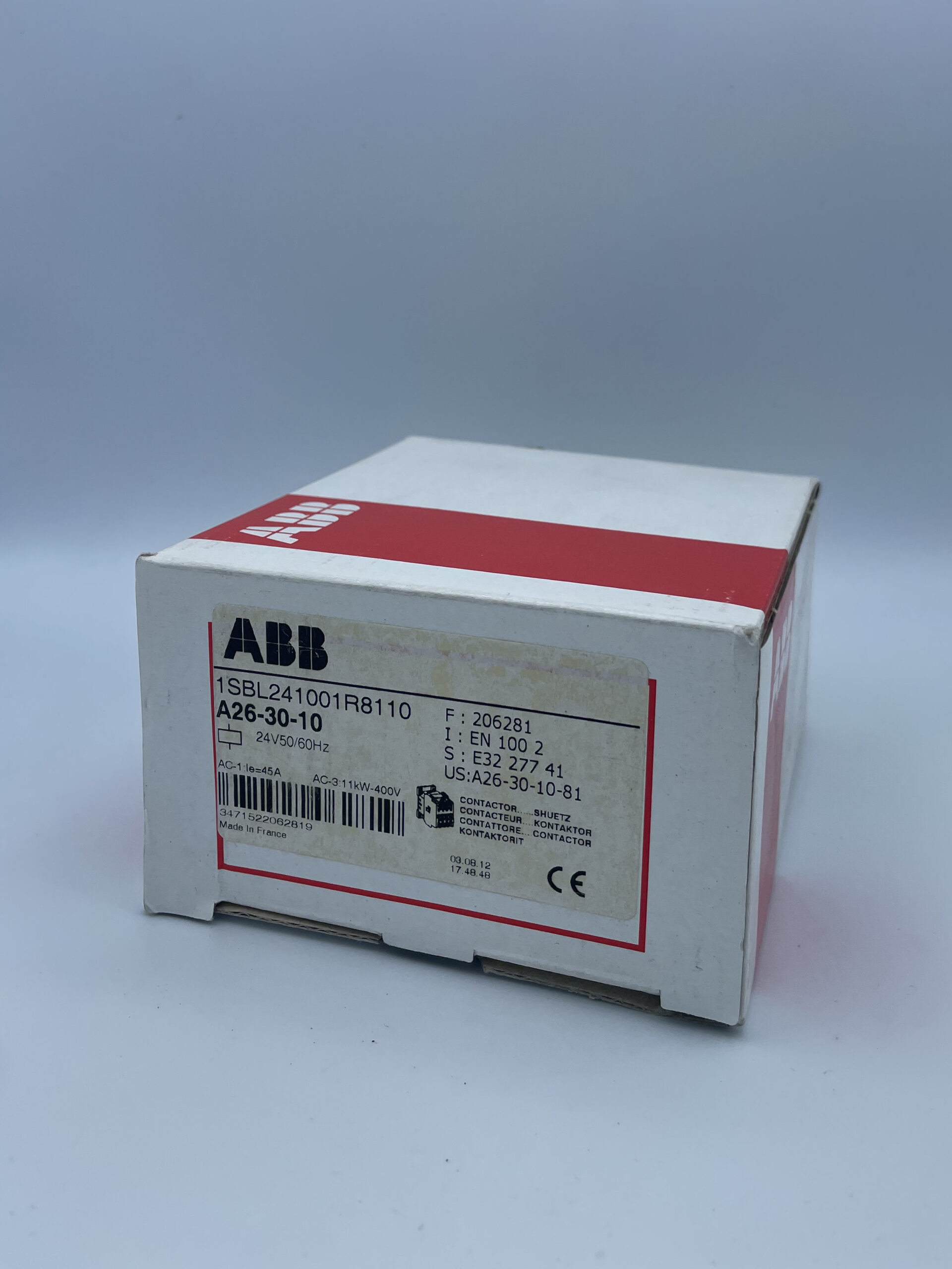 ABB A26-30-10 1SBL241001R8010 Schütz 1 Stück ABB A26-30-10 1SBL241001R8010 Schütz 1 Stück