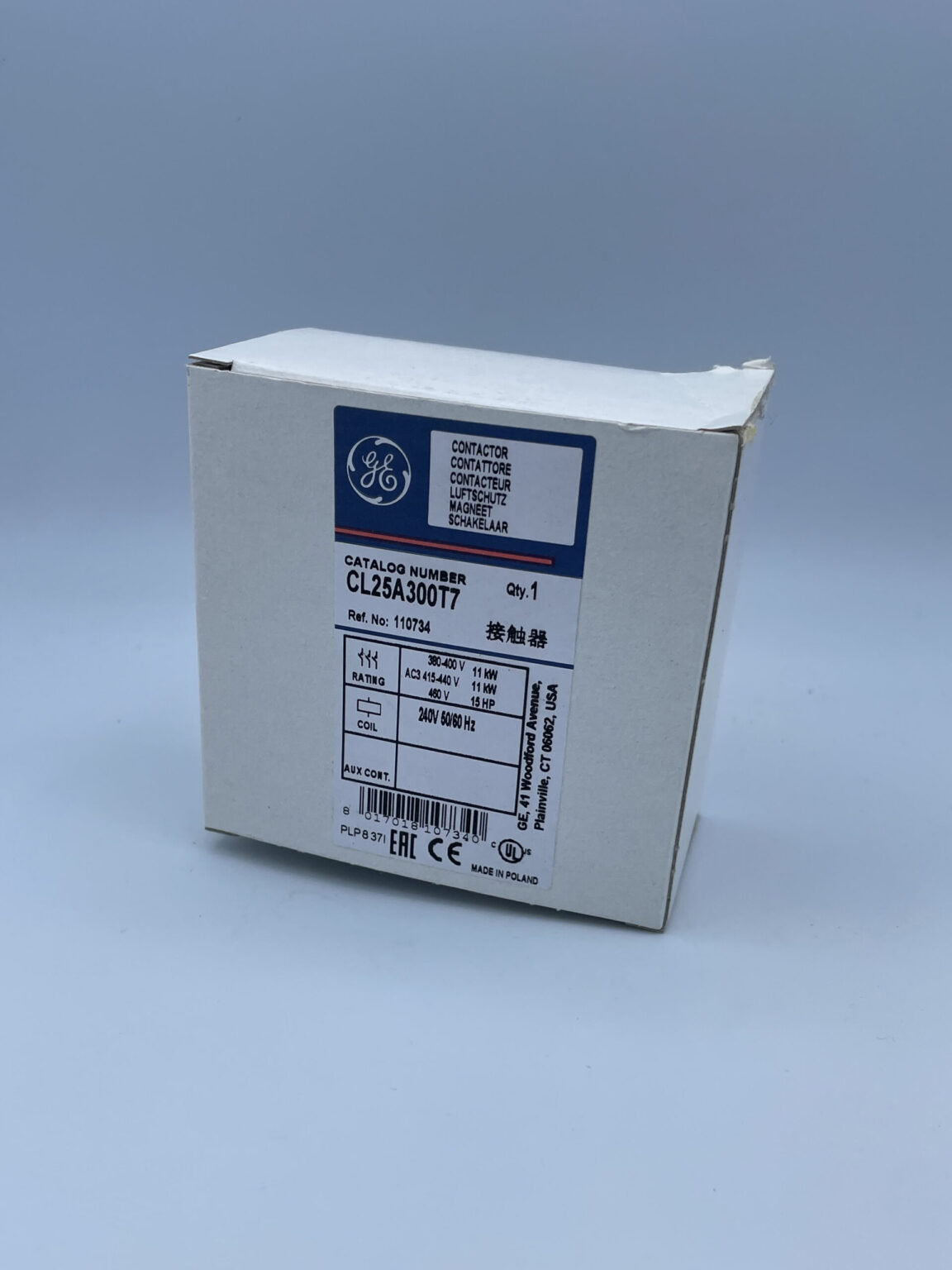 GE GENERAL ELECTRIC CL25A300T6 Leistungsschütz für Ambach GNKE-100 | 80.000 Gastro Ersatzteile online kaufen bei