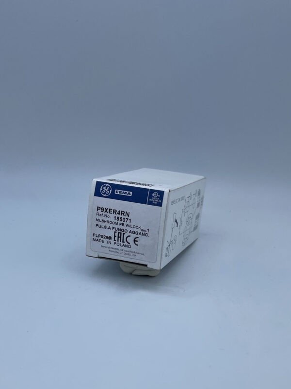 GE General Electric P9XER4RN Emergency Stop Push Button