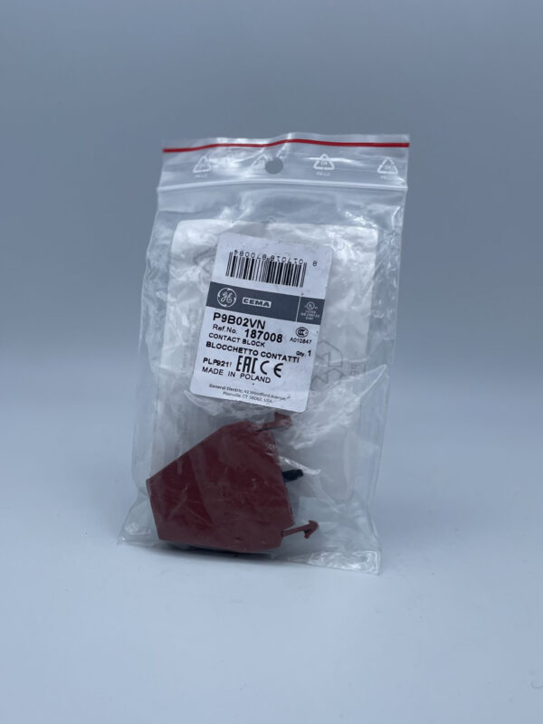 GE General Electric P9B02VN Contact Block